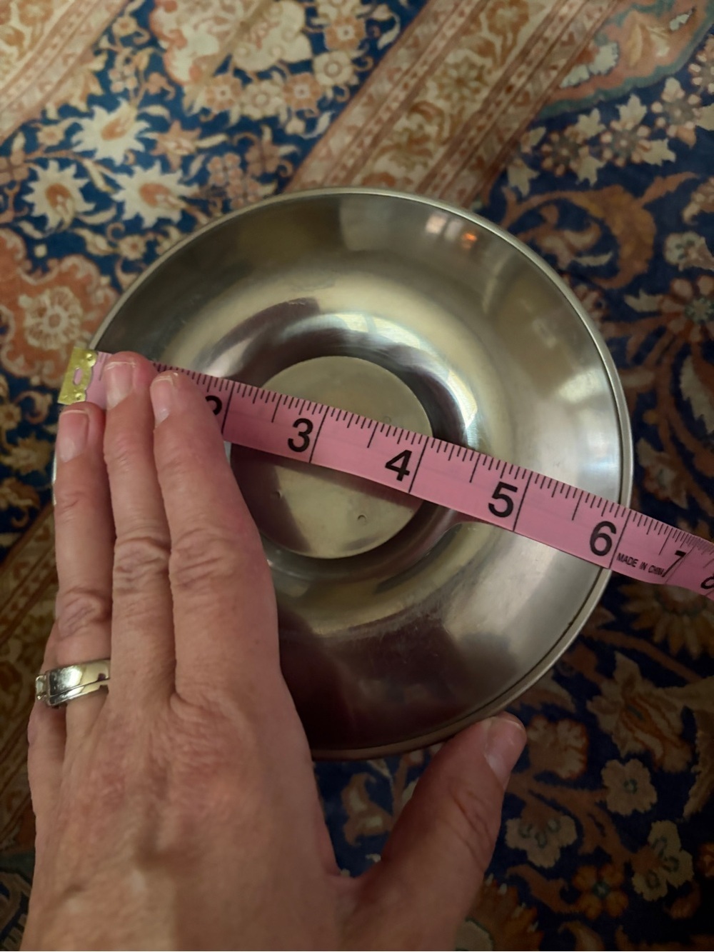 Vintage Selandia Denmark stainless steel gravy bowl. Cat water bowl/food dish. - Picture 5 of 5